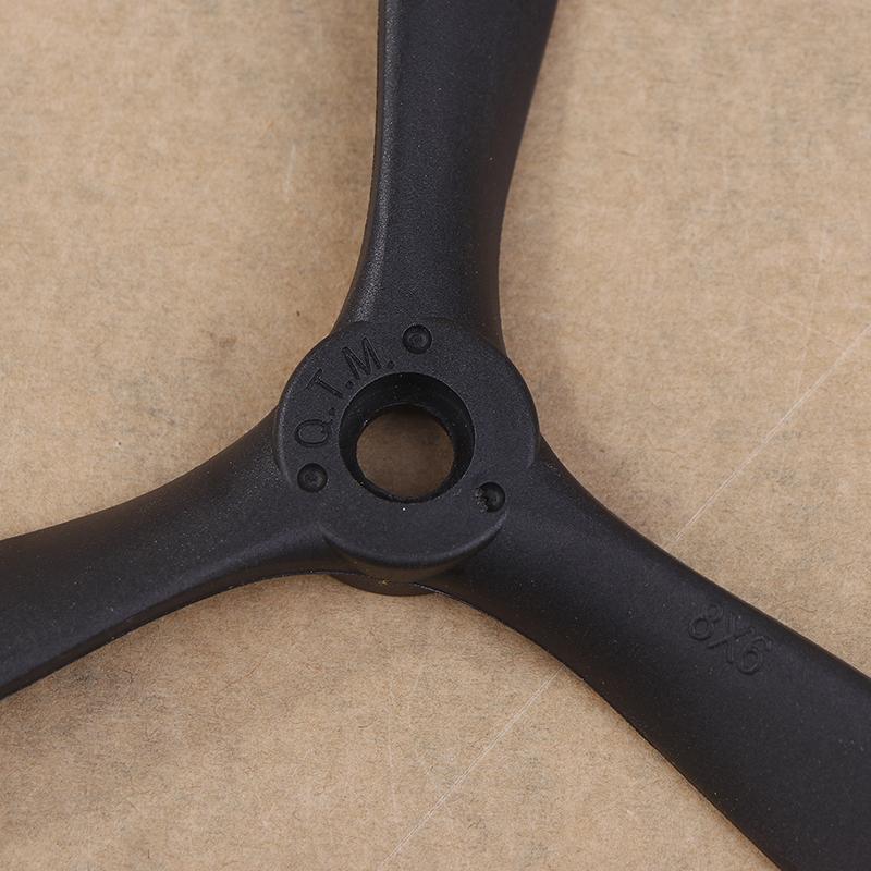 1Pcs Rc Emulated Airplane Model 8060 9060 1060 1170 1370 3 Blades Propeller Carbon Nylon For Electric/Methanol Gasoline Engine