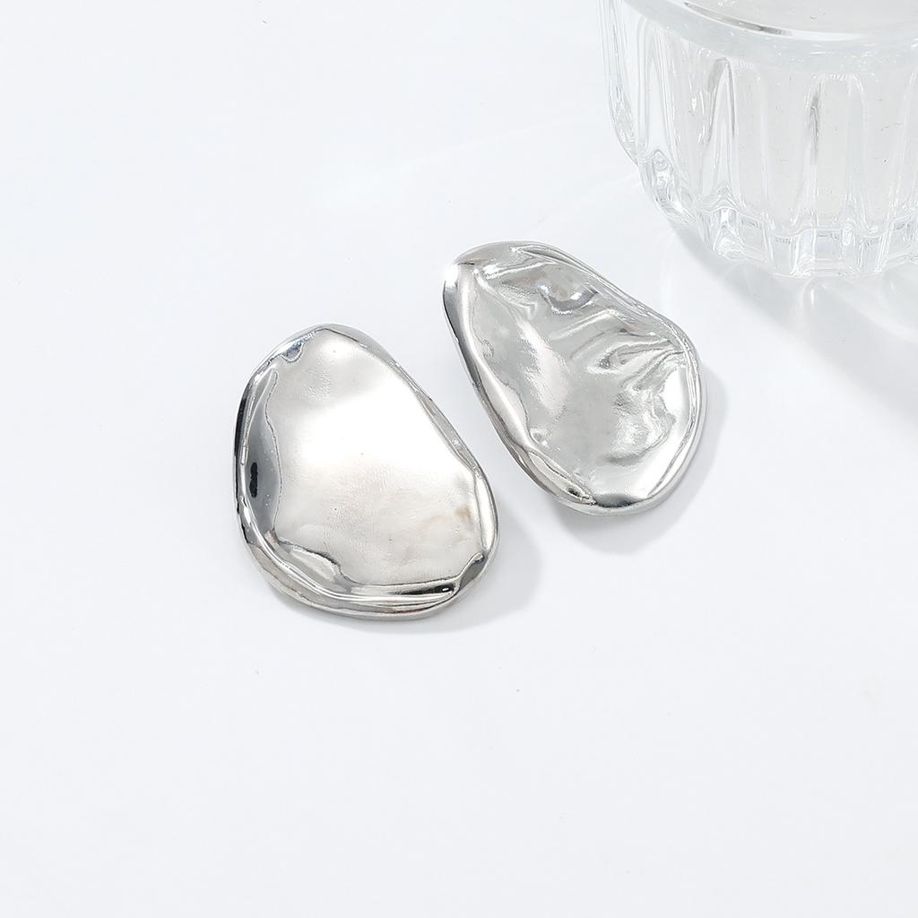 Exaggerated Big-name Alloy Geometric Earrings Women's Simple Fashion Light Luxury High-end INS Earrings