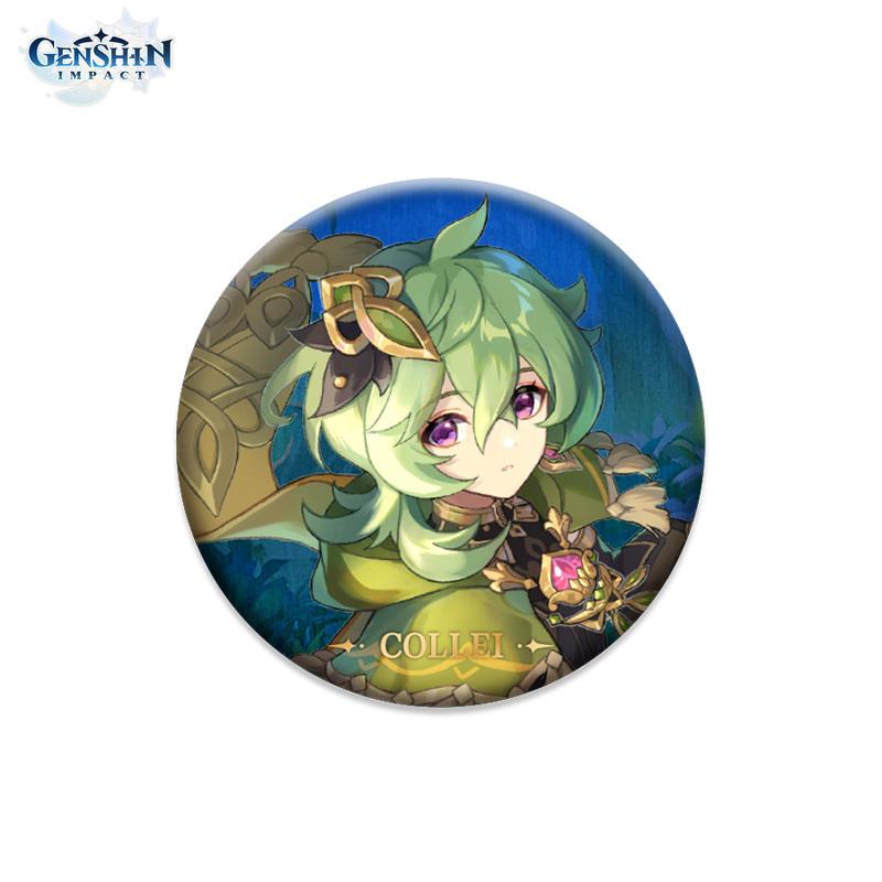 Authorized By MiHoYo 58mm Genshin Impact Theme Serie Character Badges