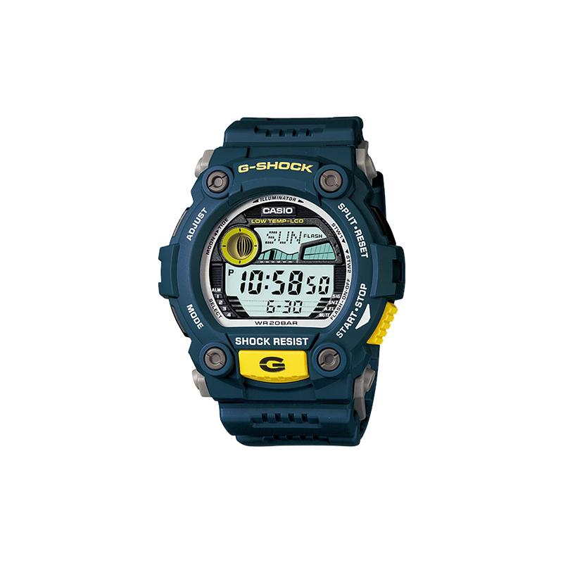 

Casio G-SHOCK series off-road fashion trend quartz movement resin strap Japanese and Korean watch men s watch gray dial G-7900-2 сірий колір