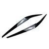 Car Front Headlight Eyebrows Eyelids For BMW 5 Series G30 525i 530i 2017-2025 Eyelash Head Light Lamp Stickers Trims Body Kits