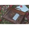 Bag Leather Laptop Messenger Vintage Men's Briefcase Genuine Shoulder