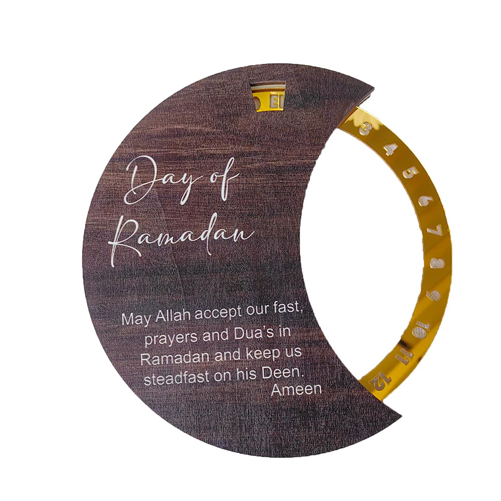 

Обратный отсчет Деревянные украшения Праздничное украшение Акриловые праздничные вечеринки Вращающийся календарь обратного отсчета One Size золотой