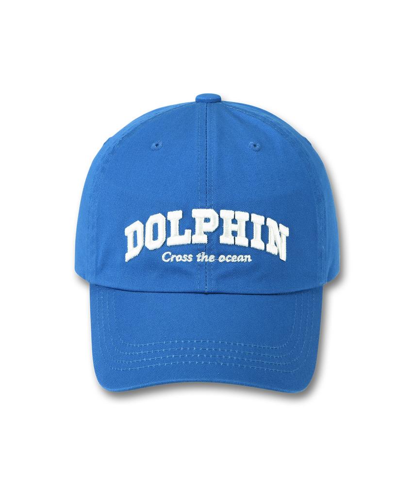 DOLPHIN WAVE APPAREL Dolphin Authentic Logo Ball Cap Blue