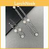 Simple Star Pendant Necklace With Glass Charm For Fashion Women And Men
