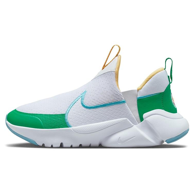 (GS) Nike Flex Plus 2 White Stadium Green Kids FJ7722-141 EU 36