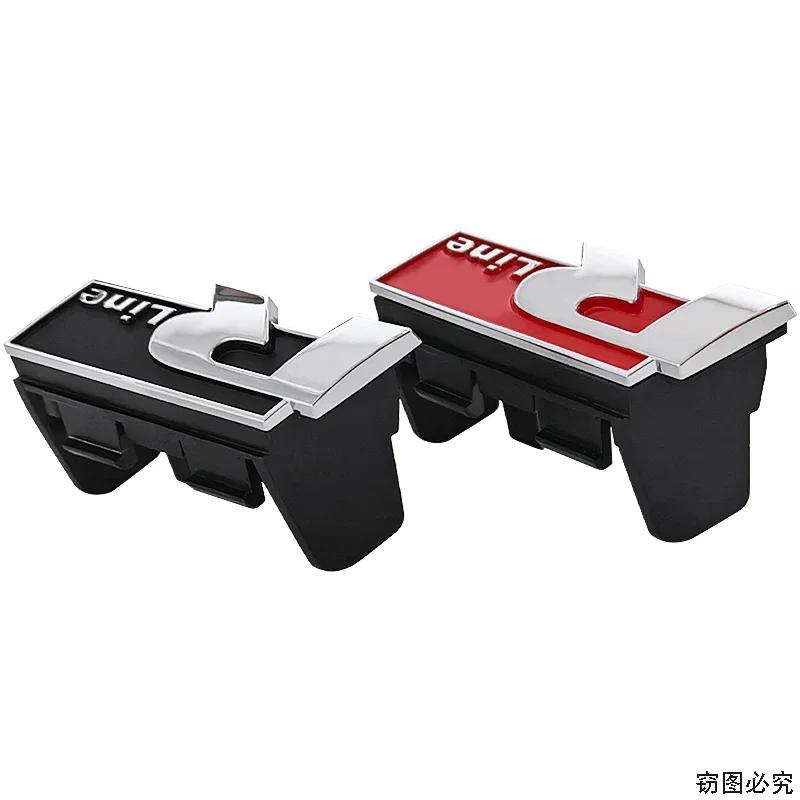 2026 Hot For VOLKSWAGEN VW ABS Car Emblem Front Grille Logo for R Rline Touareg Polo GTI Golf Tiguan CC Passat R36 Scirocco Auto