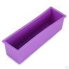 Elastyczne prostokątne mydło - bochenek z pokrywką DIY Narzędzie do mydła Materiały do wyrobu ciast Silikon,