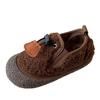 Zapatillas Fashion Girl Shoe 2024 Child Sneakers with Fleece Kids Shoes Allmatch Casual Boy Shoe Comfort Cotton Shoes Tenis