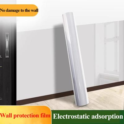 45cm Static Stickers Children's Room Kitchen Home Wall Stickers Transparent Static Wall Decoration Protective Film