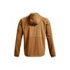 Under Armour Rush Series Popover Half-Zip Woven Training Hoodie Jacket Men Outerwear Brown 1366188-277