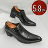 Black/Brown High-heeled Men's Shoes High-quality Dress Shoes Leather Non-slip Business Party Wedding Height Increase Men Loafers