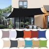 Square Waterproof Sun Shade Sail – UV Protection, Blackout Cloth for Outdoor Courtyard/Villa