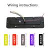 1/2pc LED Rear Taillight Agricultural Vehicles Tractor Tail Light Turn Signal Truck Trailer Reverse Brake Light Lorry 12V/24V