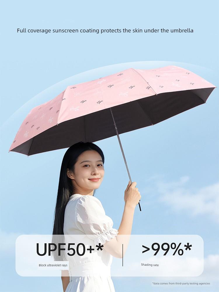 Miniso Sun Protection Umbrella Simple and Sweet Design, Rain or Shine Umbrella, Simple and Stylish Sun and Rain Umbrella