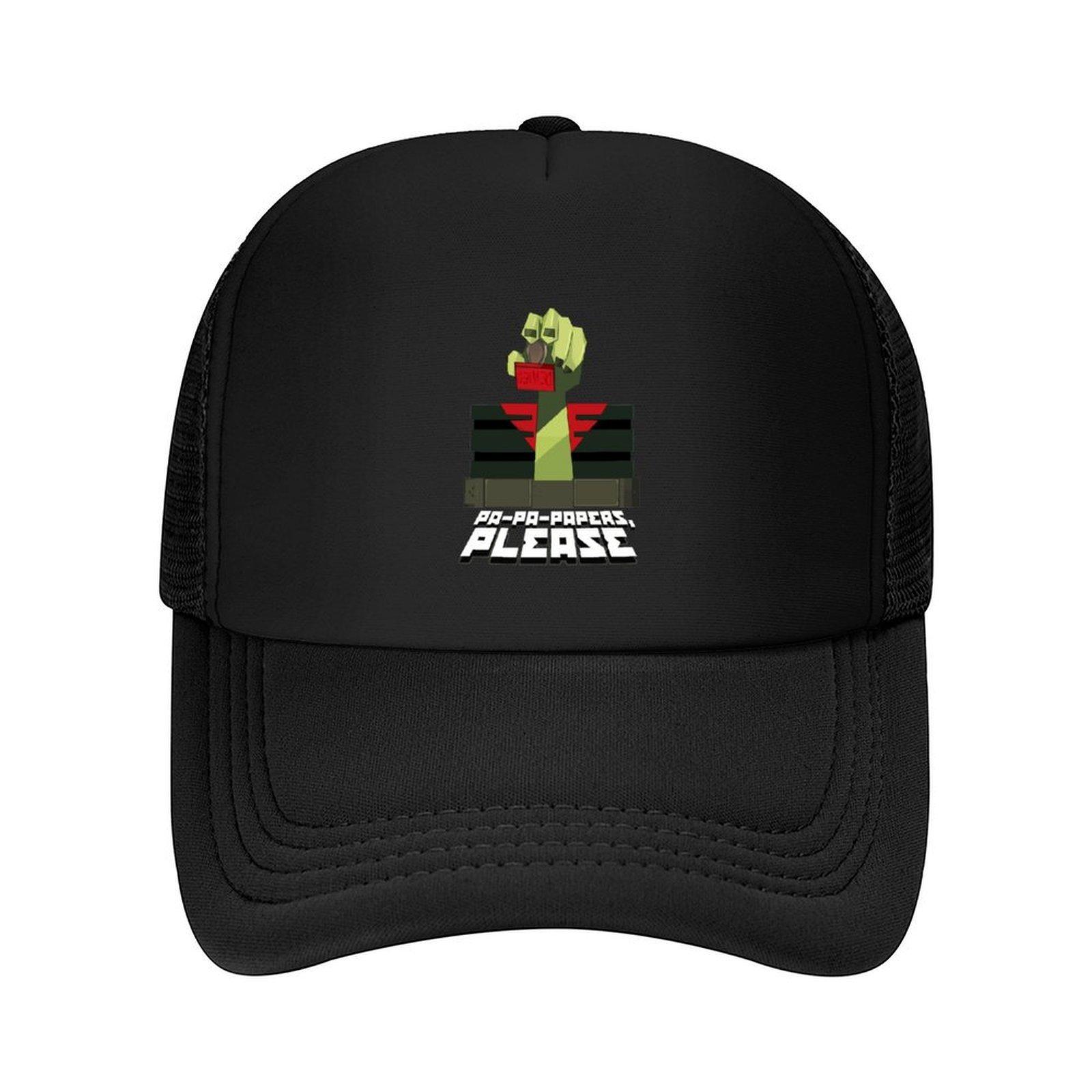 

PAPAPAPERS PLEASE Baseball Cap Christmas Hat black Sports Cap winter hats for men Men Luxury Brand Womens