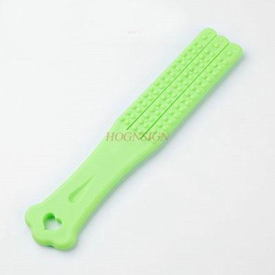 Clap sha zhang acupoint clap massage hammer whole body health beat beat stick beat meridian зелёный