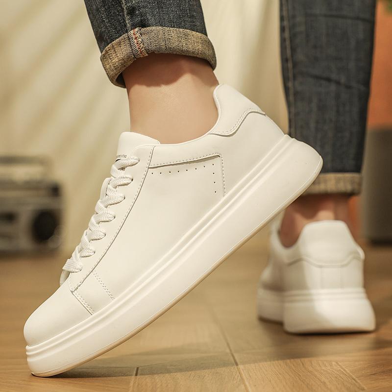 Fashion RunningTrendy Footwear Men Lace-Up Tenis Masculino Shoes 2024 Classic Summer Casual Leather Sneakers Soft Outdoor Men's Shoes