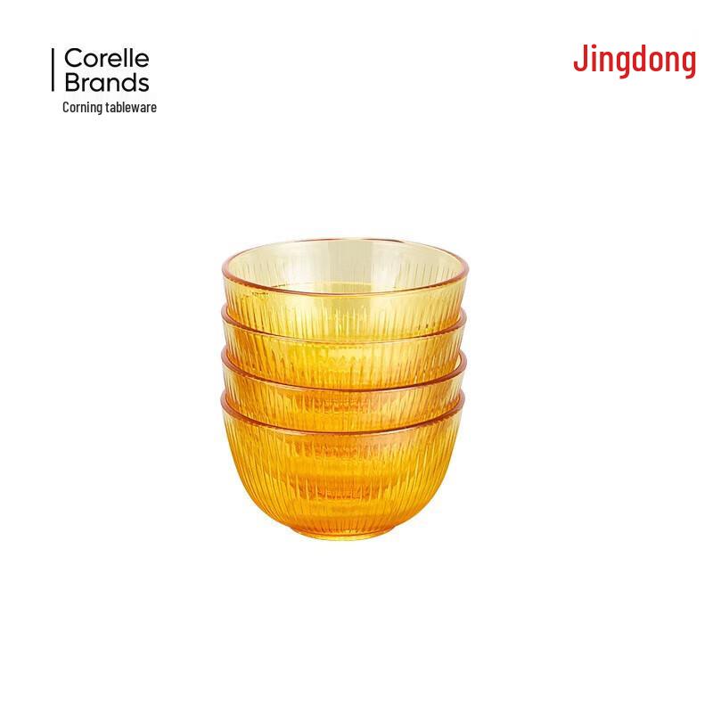 VISIONS SNAPWARE EKCO 4-Piece Glass Rice Bowl Set