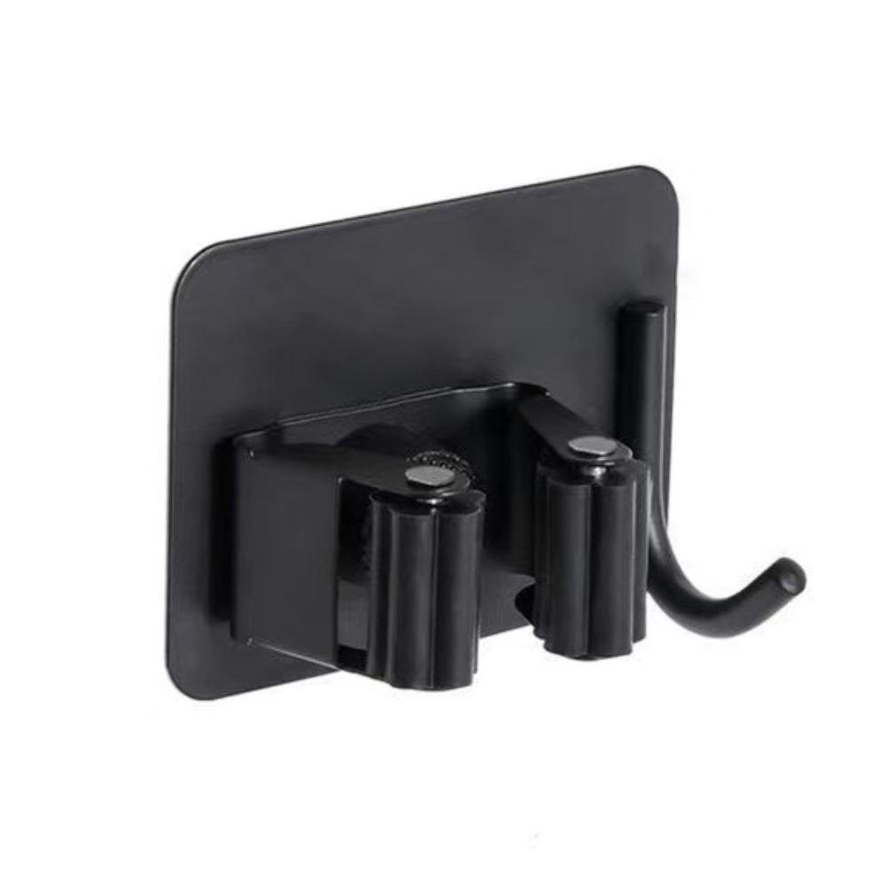 

Компактный держатель для швабры и веника, не требующий сверления, органайзер для чистящих инструментов, настенный держатель для швабры, кухня