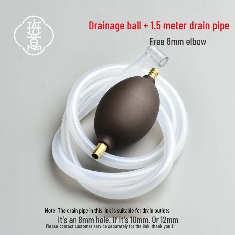 Tea Tray Drain Pipe with Suction Ball