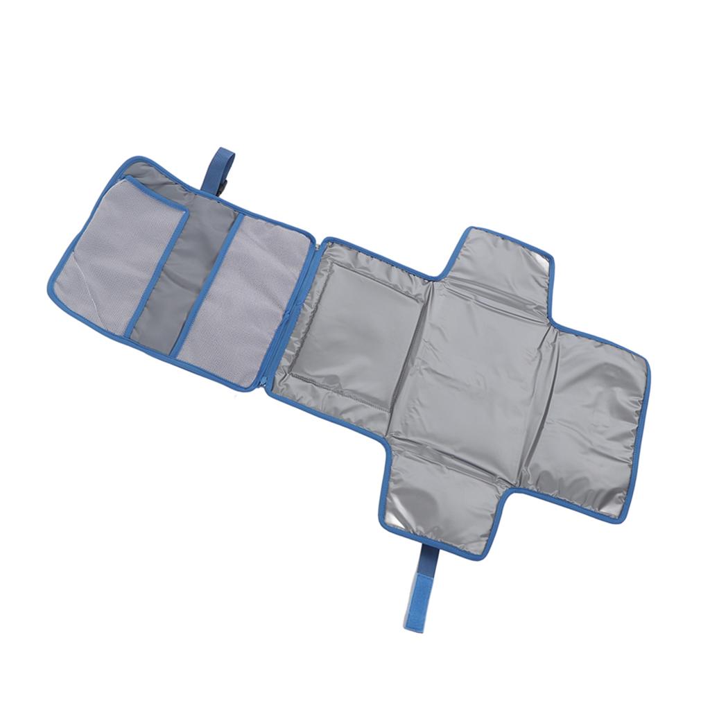 Baby Diaper Pad Waterproof Portable Travel Foldable Changing Pad with Hanging Straps