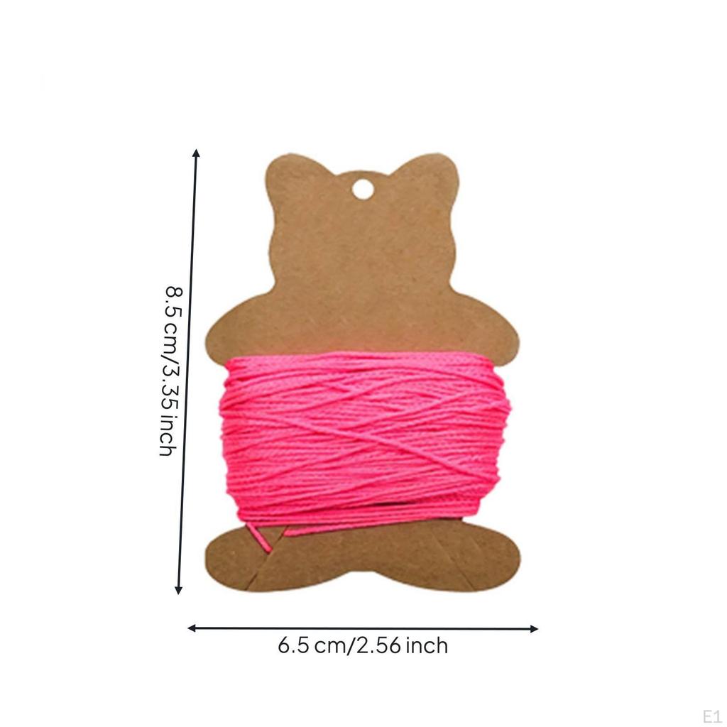 Winding Card DieCut Cord Organizer Flat Thread for Crafters, Hobbyists, Craft Rooms, Tackle