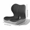 Seat and Back Cushion Piece Design Memory Foam Large Size Support Pillow for Students,