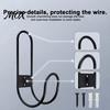 Garage Tool Organizer Heavy Duty Garden Hose Holder, Wall Mount Iron Water Indoor Cleaning Storage Hanger, Multi-functional Hook for Cables