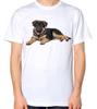 German Shepherd Puppy T-Shirt Men Women Unisex Dog Top
