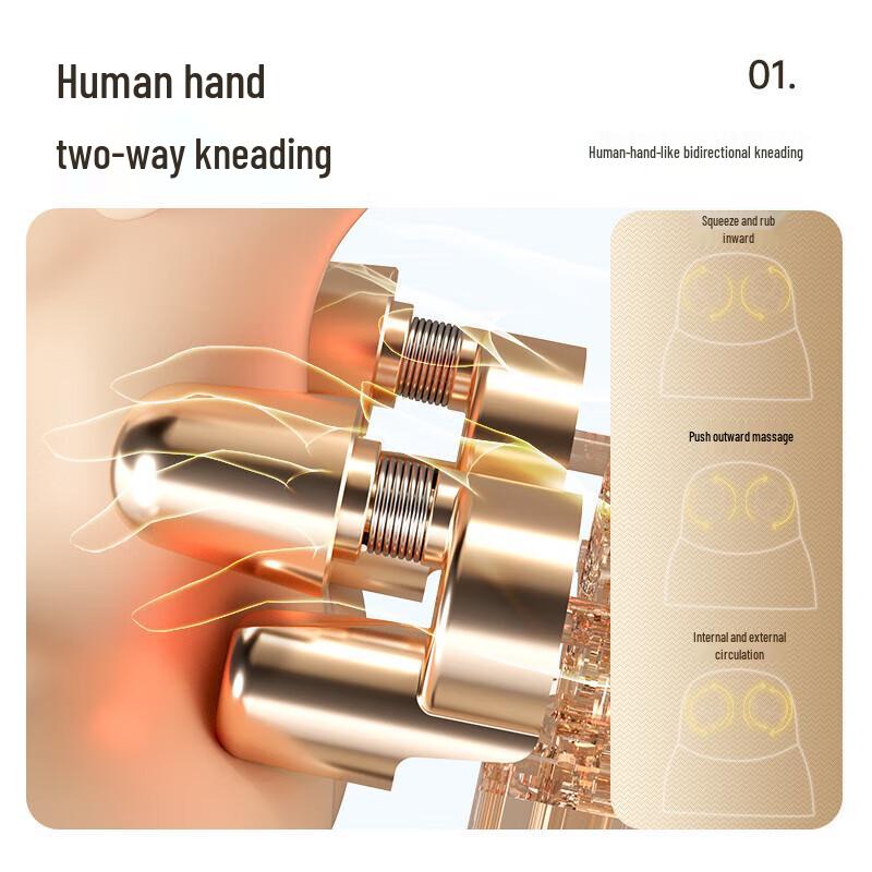 AUX Heated Back & Waist Massage Cushion