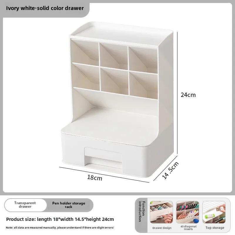 Schräger Stiftehalter Desktop Schubladen Aufbewahrungsbox Schreibtisch Stiftehalter für Schüler Kinder Schreibwaren Dokumentenablage
