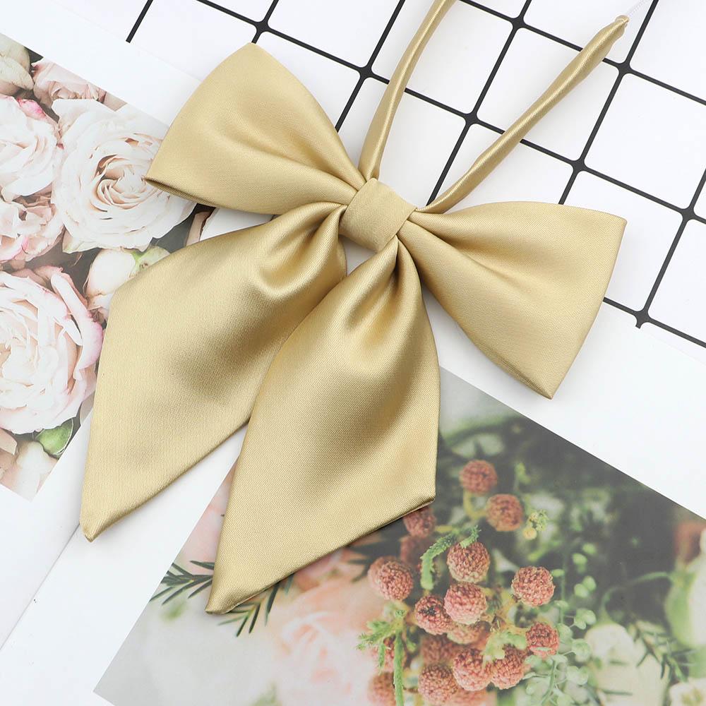 Perfect Match Colorful Women‘S Shirts Bowtie Ladies Girl School Wedding Party Bowknot Pink Bule Black Classic Butterfly Knot Suits Accessories