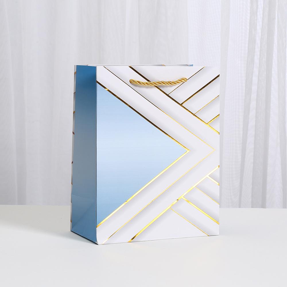 6/12pcs Modern Geometric Gift Bags pack goodies candy for birthday wedding party supplies Reusable Paper