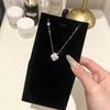 Exquisite Four-Leaf Clover Necklace for Women - Light Luxury and Sparkly Clavicle Chain, Perfect Gift for Girlfriend or Bestie 2026.