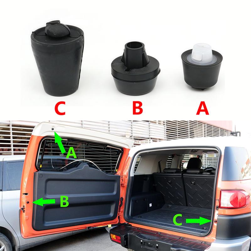Rear Trunk Stopper Rubber Buffer Tailgate Damping Cushion Pad For Toyota FJ Cruiser 2007-