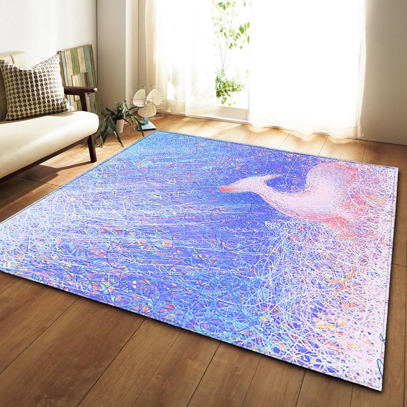 Simple Painting Living Room Carpet Bedroom Dining Room Floor Mat