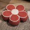 Flower Plush Pillow Soft Sofa Back Cushion Winter Warm Floor Cushion Hip & Waist Protective Stuffed Chair Seat Cushion Decorative