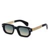 2026 New Fashion Brand Luxury Designer Sunglasses Men Vintage Letter Square Trendy Shades Glasses Top Party Travel Sunglasses