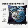 Popular Gear Brand BBerkleys Cushion Cover Plush Fabric Soft DoubleSided Printed Sofa Warm Winter Home Child Gift Pillow Case