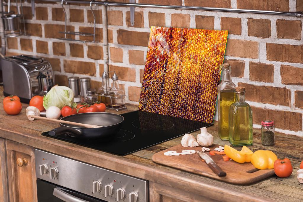 SZKLANA DESKA DO KROJENIA 52x40 MIÓD