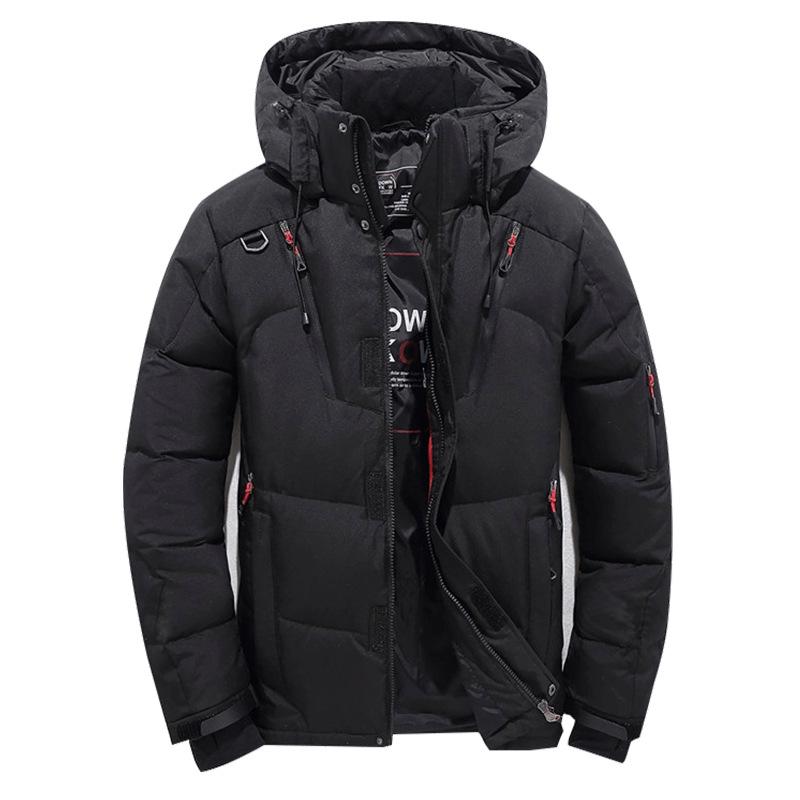 Men's Hooded Winter Down Jacket - Thick & Warm Cold-Proof Coat