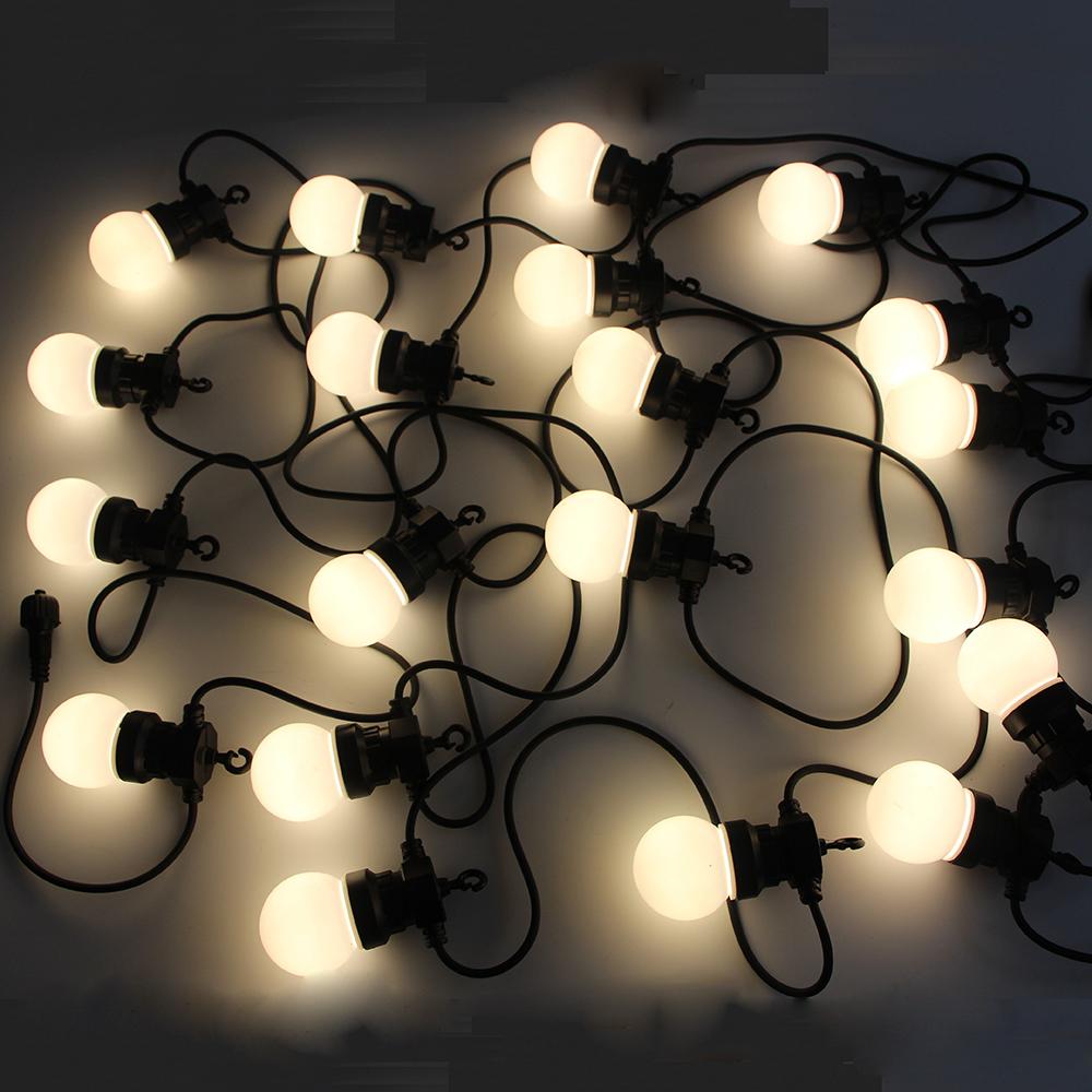 8M/13M/24M Led Globe Ball String Licht Straße Weihnachten Fee Led Girlande Im Freien Für garten Hinterhof Party Terrasse Dekoration