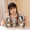 Cute Cute Simulation Raccoon Doll Plush Toy Bear Doll Children Sleeping Soothing Pillow Rag Doll