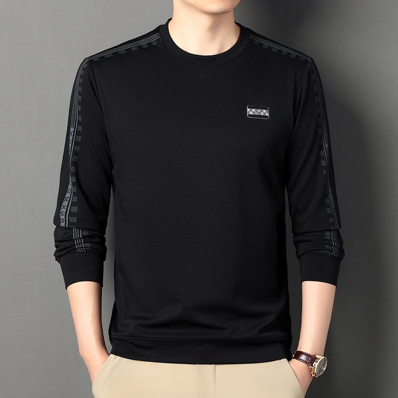 2025 Men s Trendy Long-Sleeve Round Neck Hoodie for Spring/Autumn XL