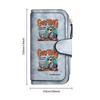  Funny Goat Print Women Long Wallet Fashionable PU Leather Multi Card Slot Casual Zipper Purse