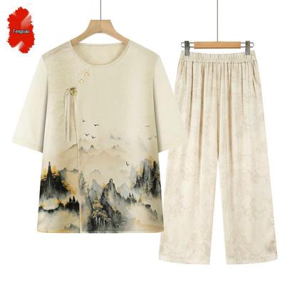 Elegantes Sommer-Set im chinesischen Stil für Mütter