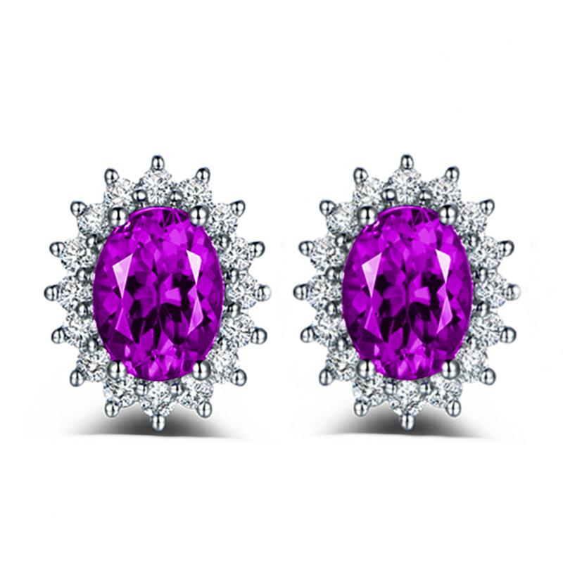 

Модные роскошные серьги Caibao с инкрустацией бриллиантами и подсолнечником