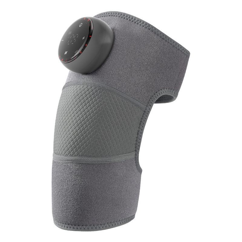 Rechargeable Knee Massager with Heat - Ideal for Post-Work, Sedentary Lifestyle, and Relaxation, Battery-Powered, Polyester Material, Knee