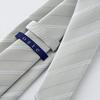 [Ojie] Men's Tie, Silver, 100% Silk, Made in Japan, Formal Tie, Ceremonial Wear, Wedding, Reception, Business